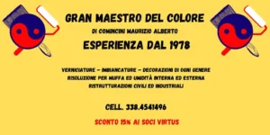 Scopri di più sull'articolo NEW SPONSOR – IL GRAN MAESTRO DEL COLORE  di Comincini Maurizio Alberto